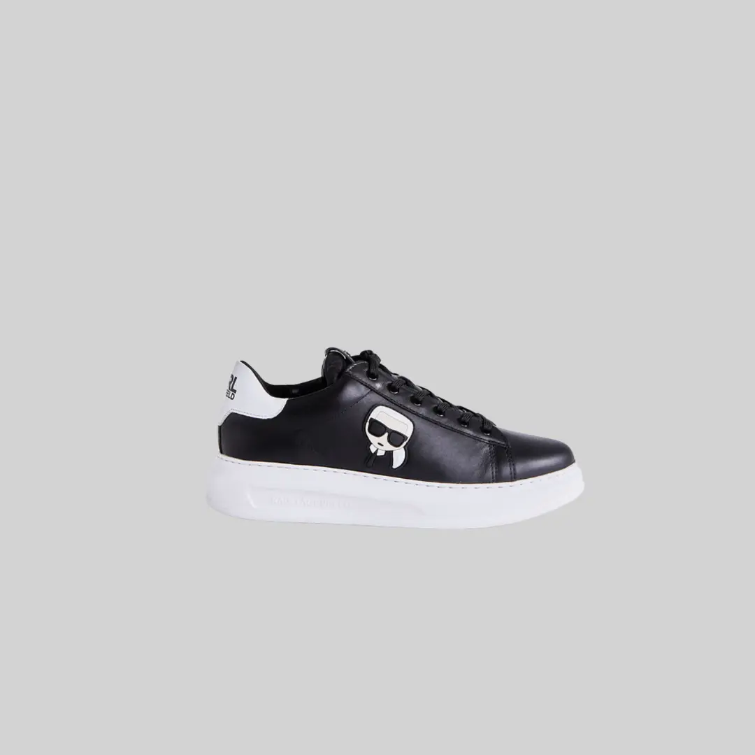 KARL LAGERFELD - SORTE SNEAKERS med logo - Billede 3