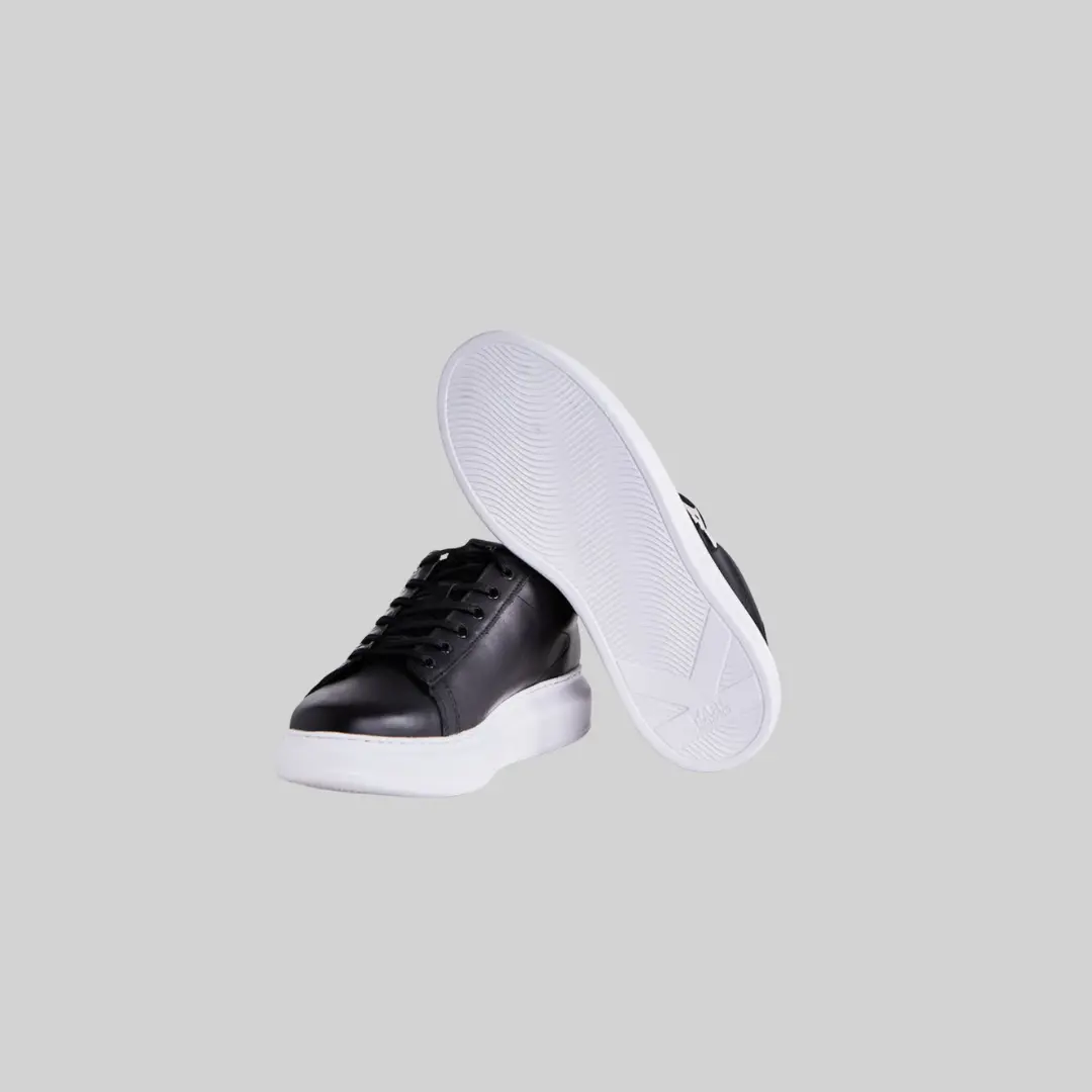 KARL LAGERFELD - SORTE SNEAKERS med logo - Billede 4