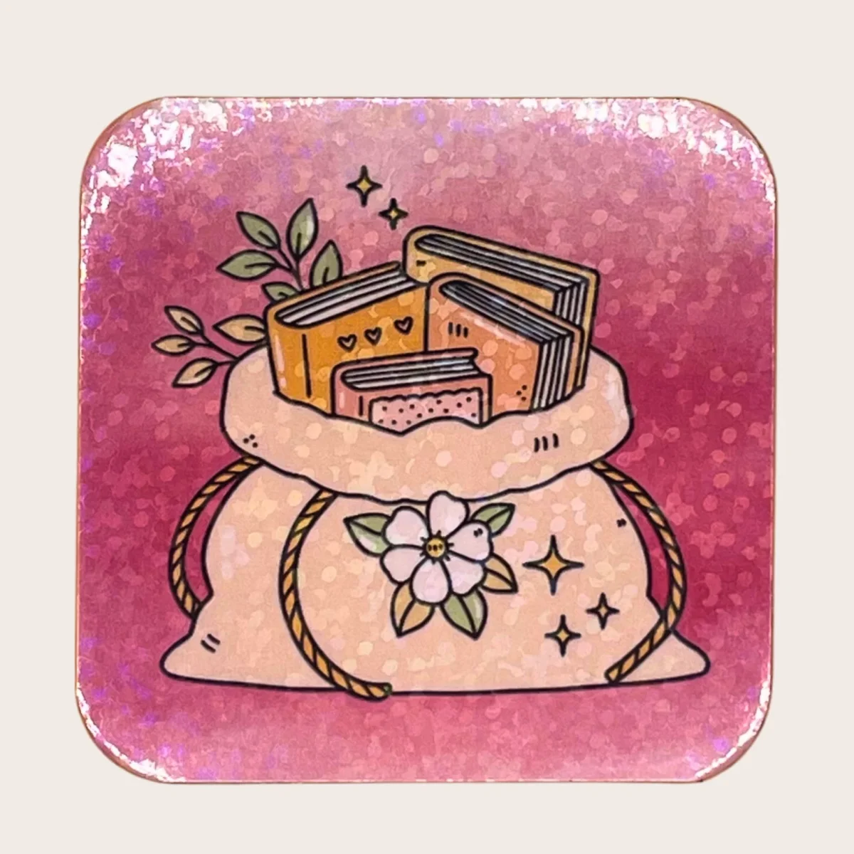 A Bag of Books - magnet