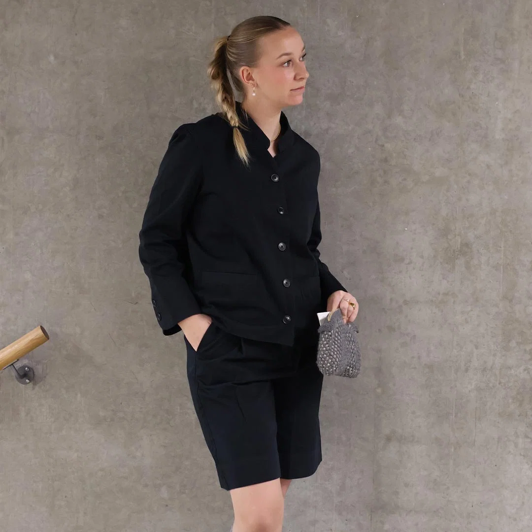 AIAYU Willy shorts - Black Navy - Billede 4