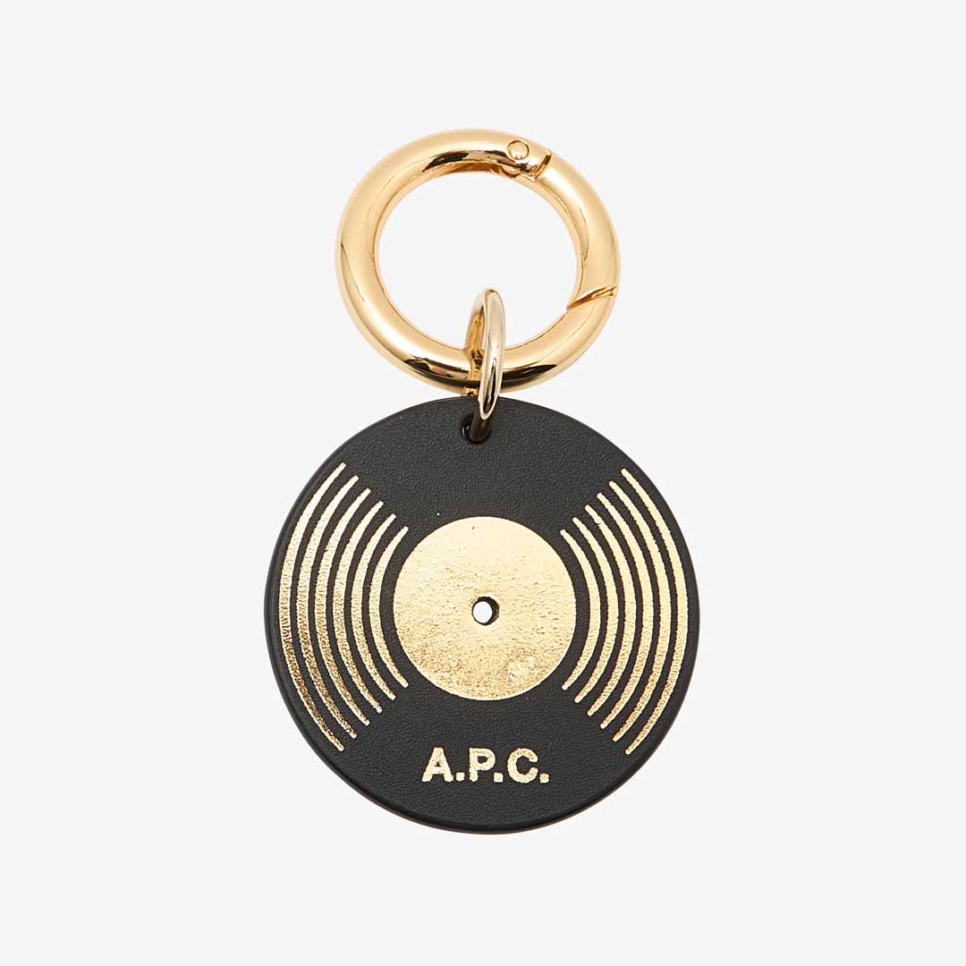 A.P.C. vinyl nøglering - sort - Billede 2