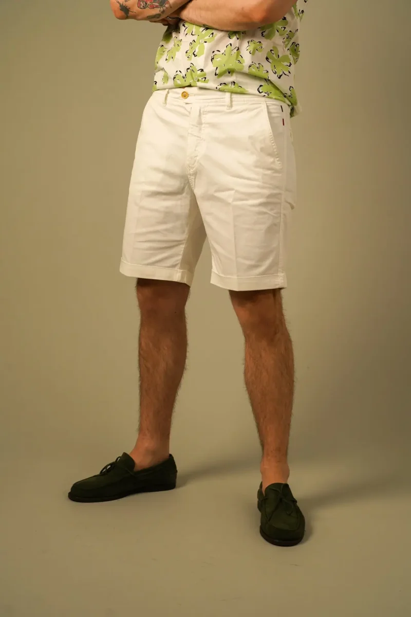 Aeronautica Militare shorts i hvid - Billede 2