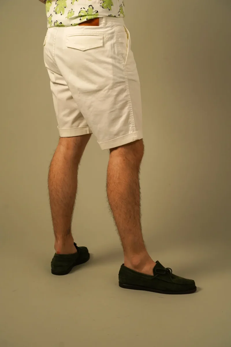 Aeronautica Militare shorts i hvid - Billede 3