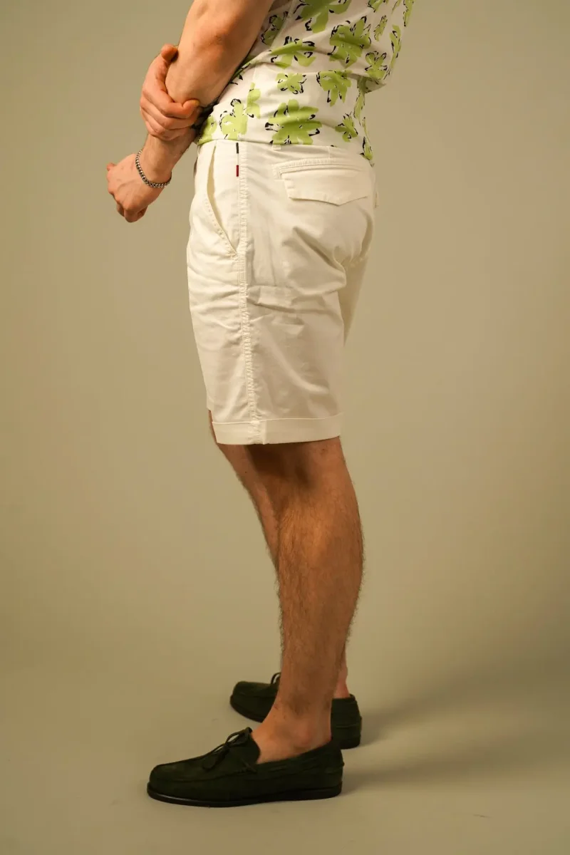 Aeronautica Militare shorts i hvid - Billede 4