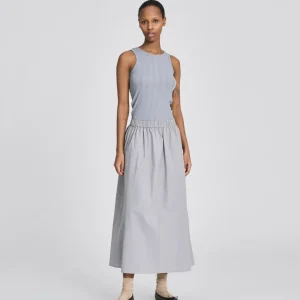 Alice Poplin Skirt GOTS - Monument