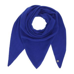BETA STUDIOS Andrea triangle cashmere tørklæde - azure blue