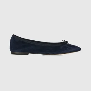 Ballerina - Nubuck Midnight Blue