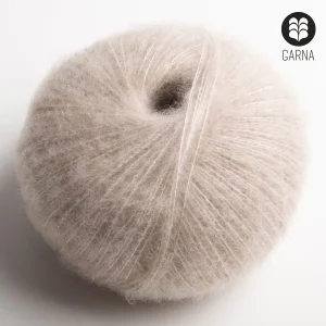 GARNA Cumulus Cashmere / silke garn : 256 Latte