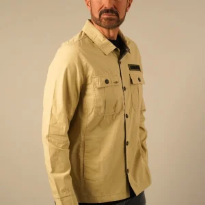 Beige Overshirt fra Aeronautica Militare