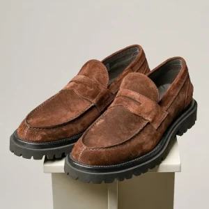 Antica Cuoieria ruskinds loafers med chunky lightweight sål