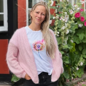 Sunday Cardigan - Mohair Edition PetiteKnit - Strikkekit Mohairsilke