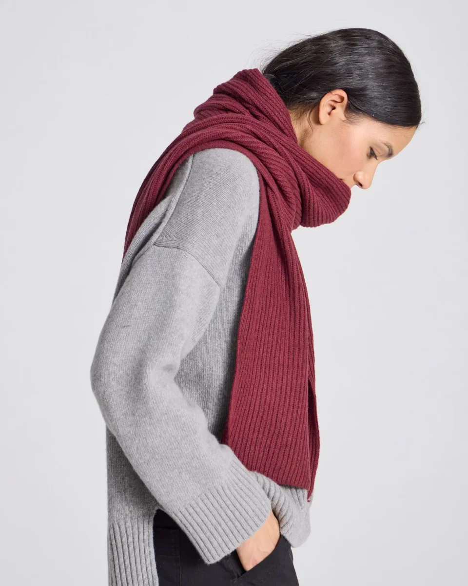 Mille Cashmere Scarf - Fudge - Billede 3