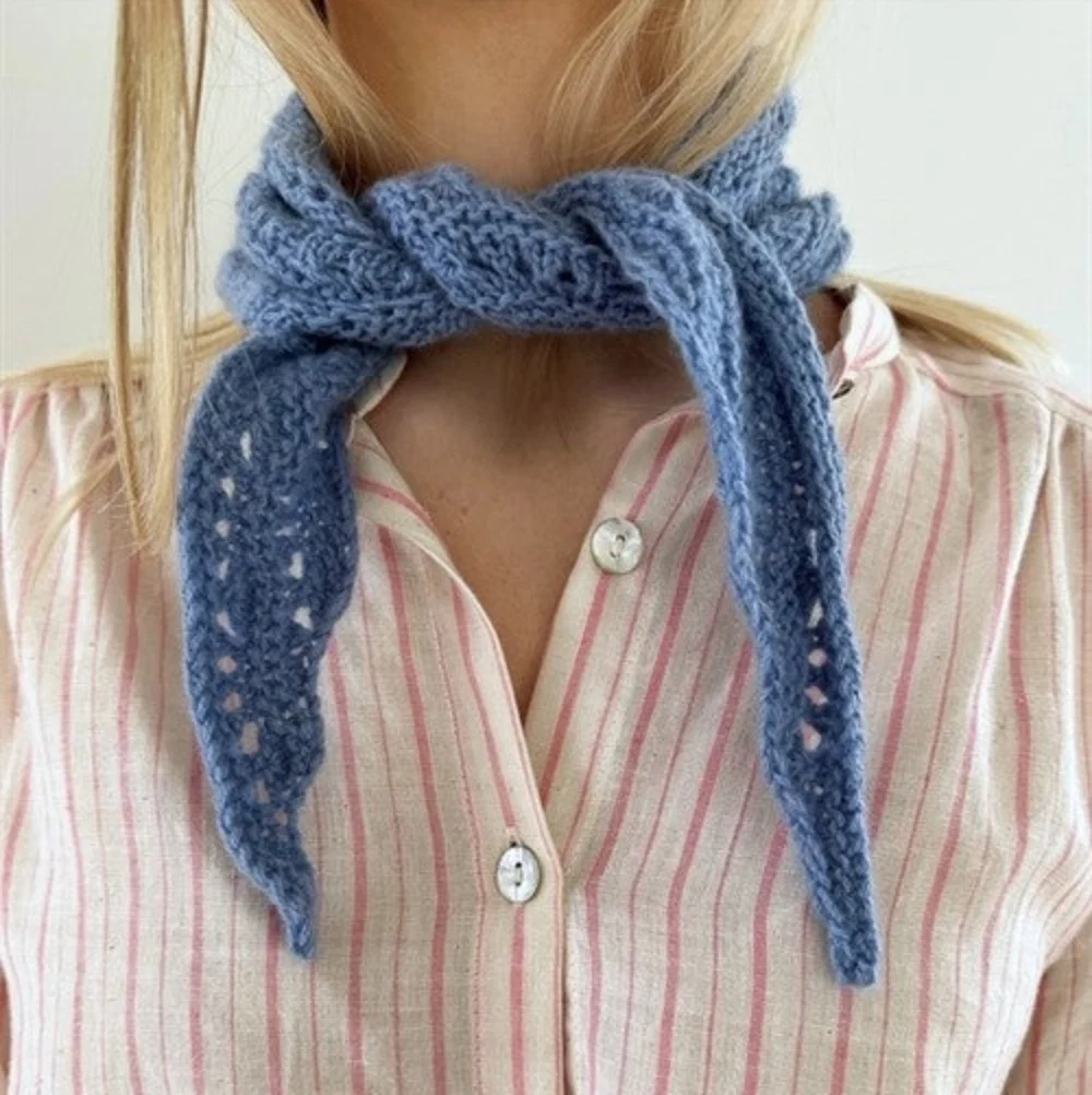 Peacock Scarf le knit - Garnkit (uden opskrift) Cashmere - Billede 7