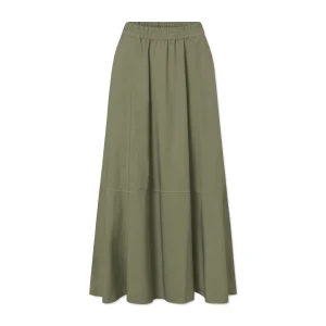 RUE DE TOKYO Petula poplin nederdel - Moss Green