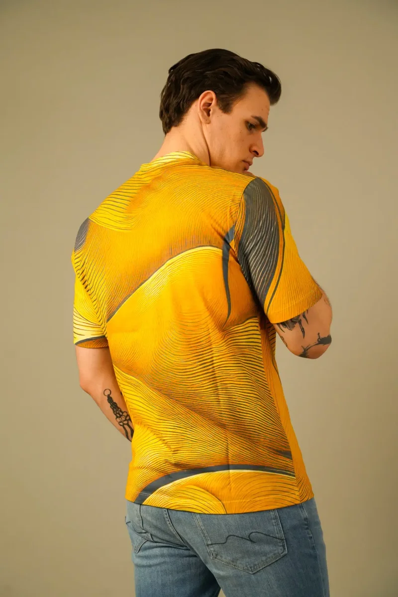 Yoon statement t shirt i grafisk design - Billede 3