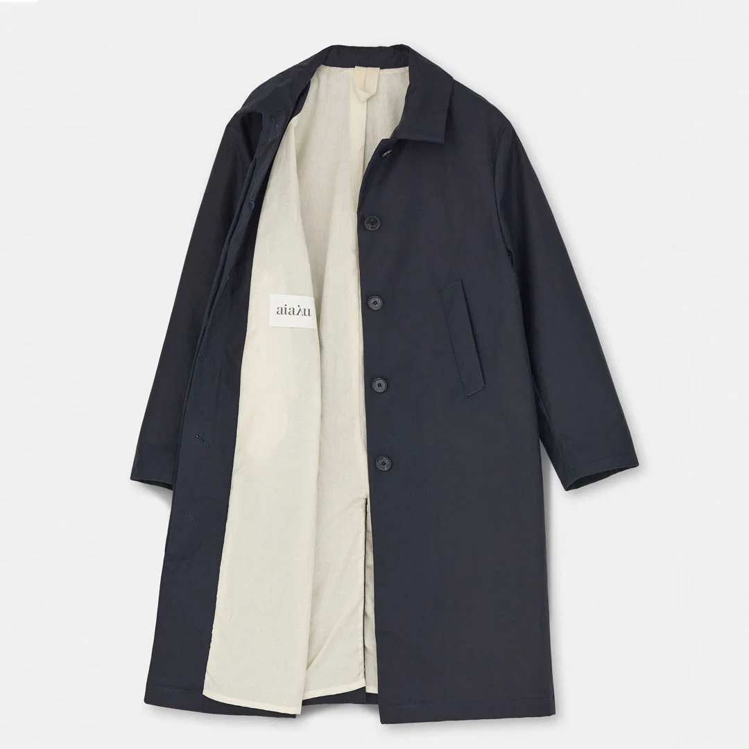 AIAYU Noor Oilskin frakke - navy - Billede 4