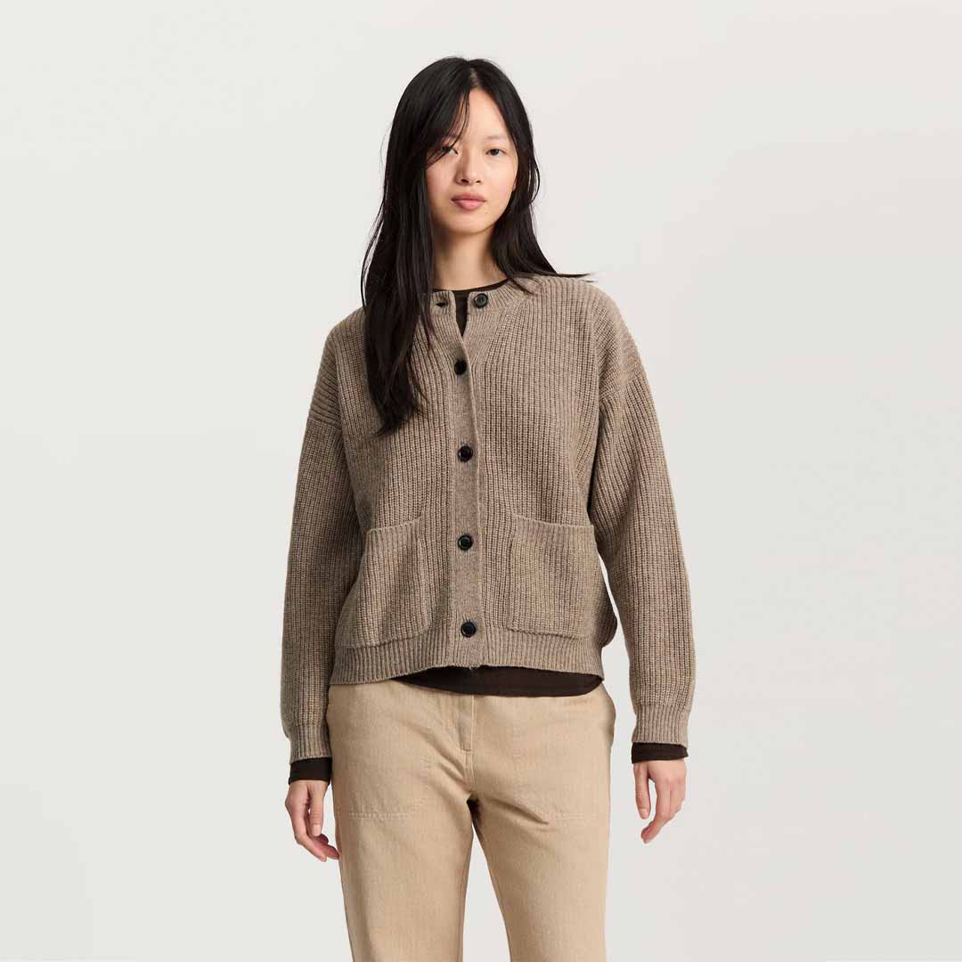 AIAYU Bine cardigan - Pure Soil - Billede 2