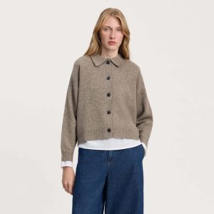 AIAYU Sunil cardigan - Pure Soil