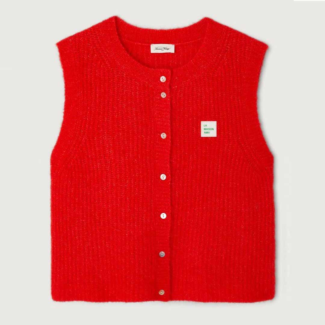 AMERICAN VINTAGE EAST19MC vest - piment chine - Billede 4