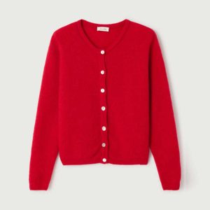 AMERICAN VINTAGE VITO19e cardigan - carmin