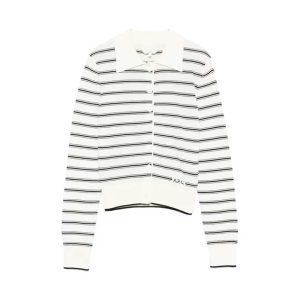 A.P.C. cardigan - ecru/sort