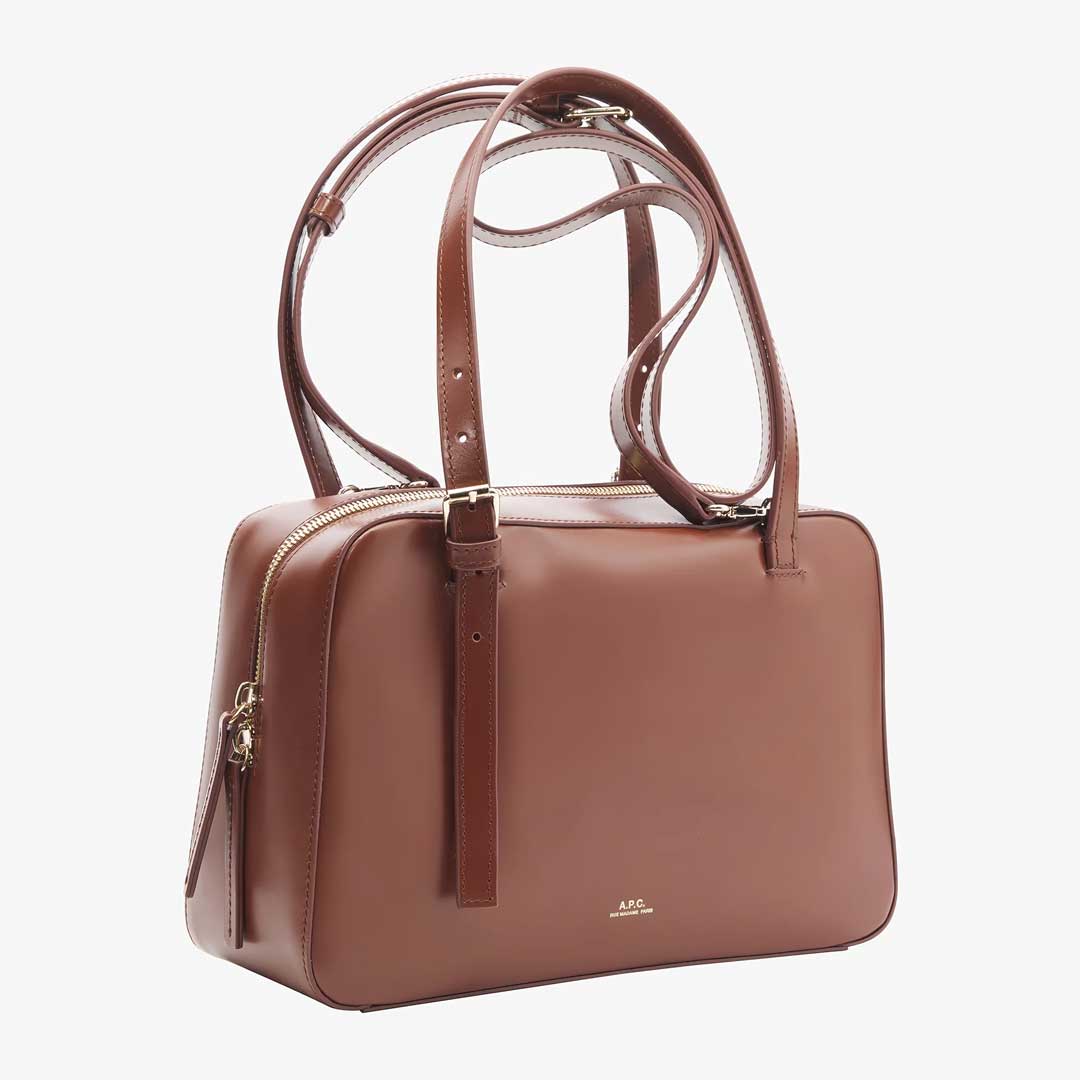 A.P.C Virginie box taske - noisette brun - Billede 3
