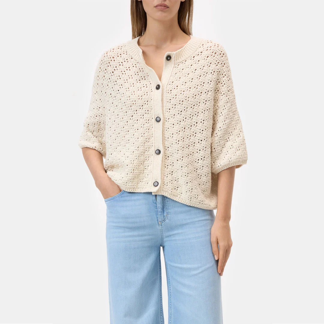 CLOSED Crew neck cardigan - Ivory