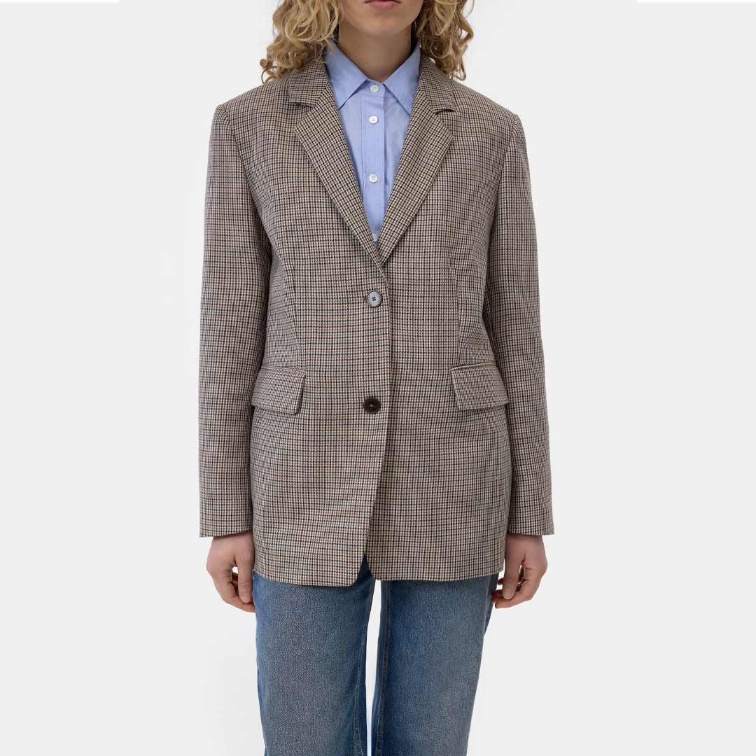 CLOSED Lola blazer - Sand Beige - Billede 2