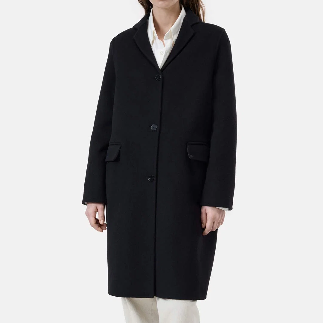 CLOSED Wool frakke - sort - Billede 4