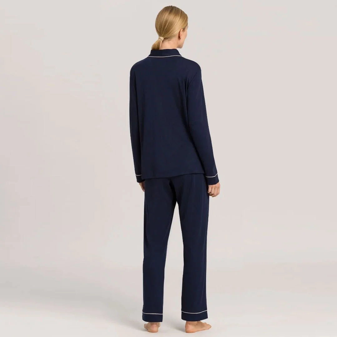 HANRO nattøj - deep navy - Billede 3