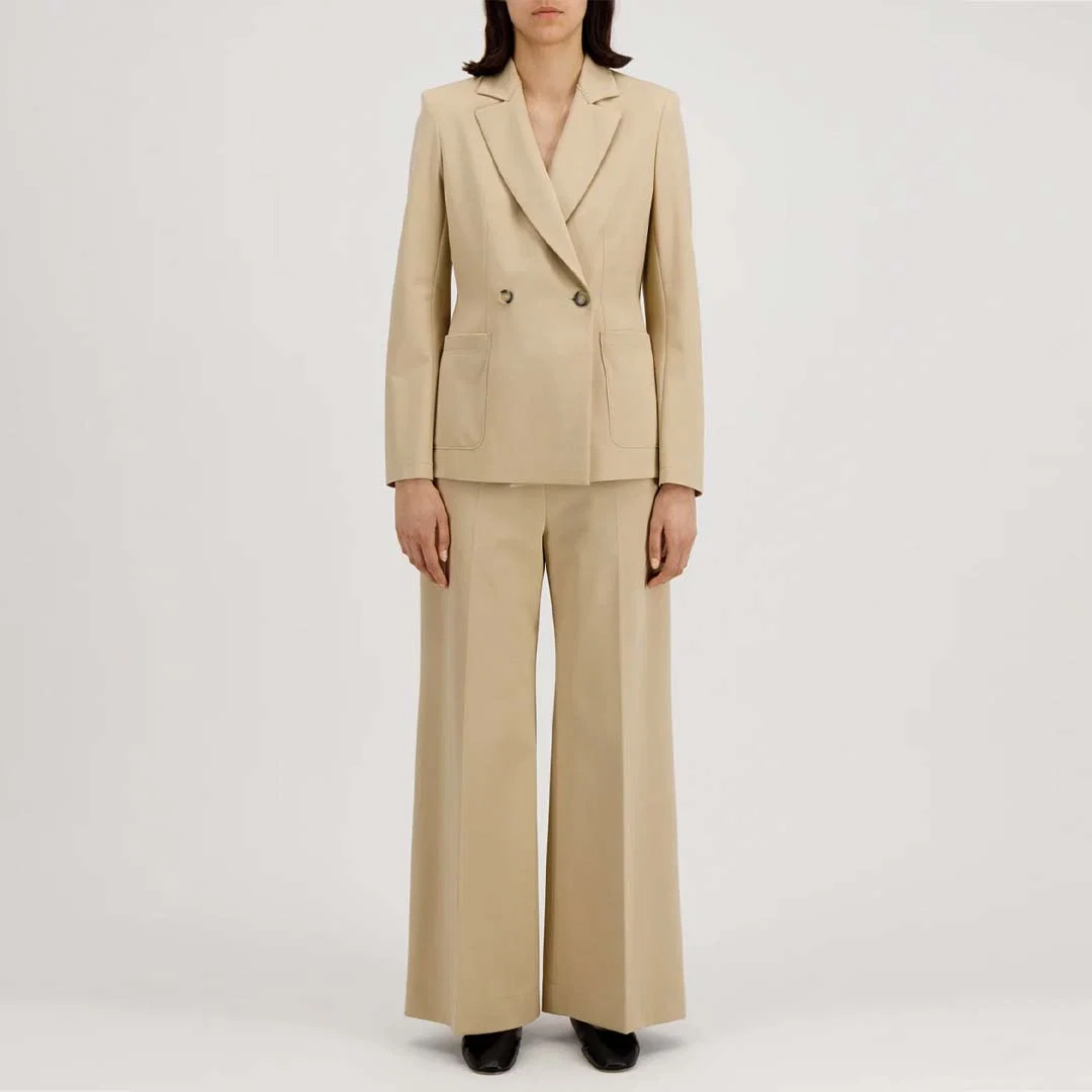 HARRIS WHARF LONDON Double breasted blazer - almond - Billede 2