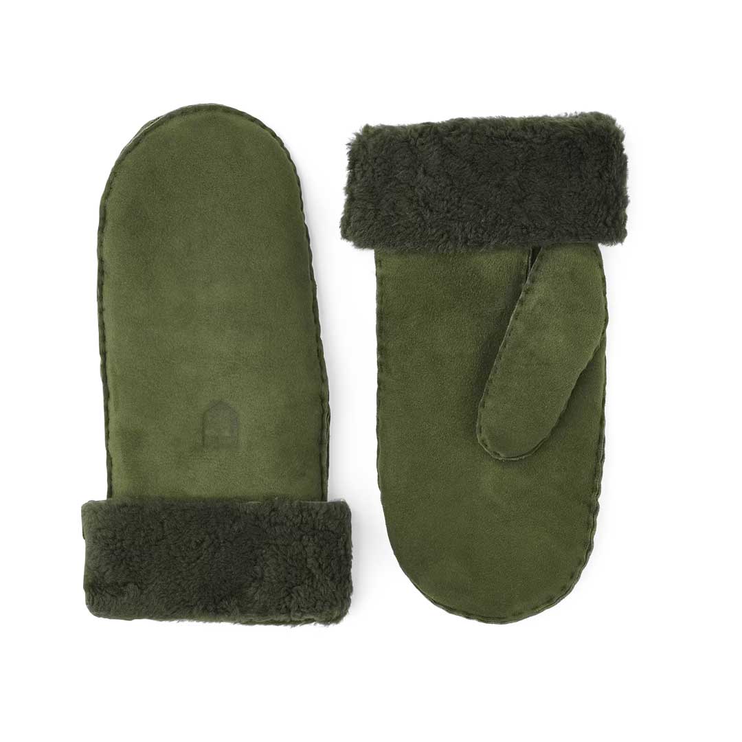 HESTRA Sheepskin 18501 Mitt rulams vanter - grønne - Billede 2
