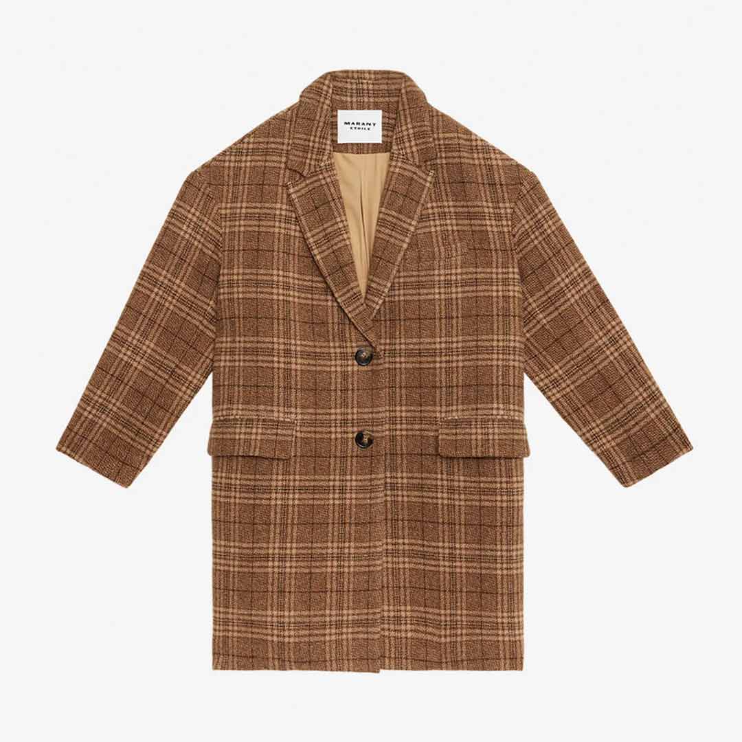 ISABEL MARANT Limiza frakke - caramel - Billede 3