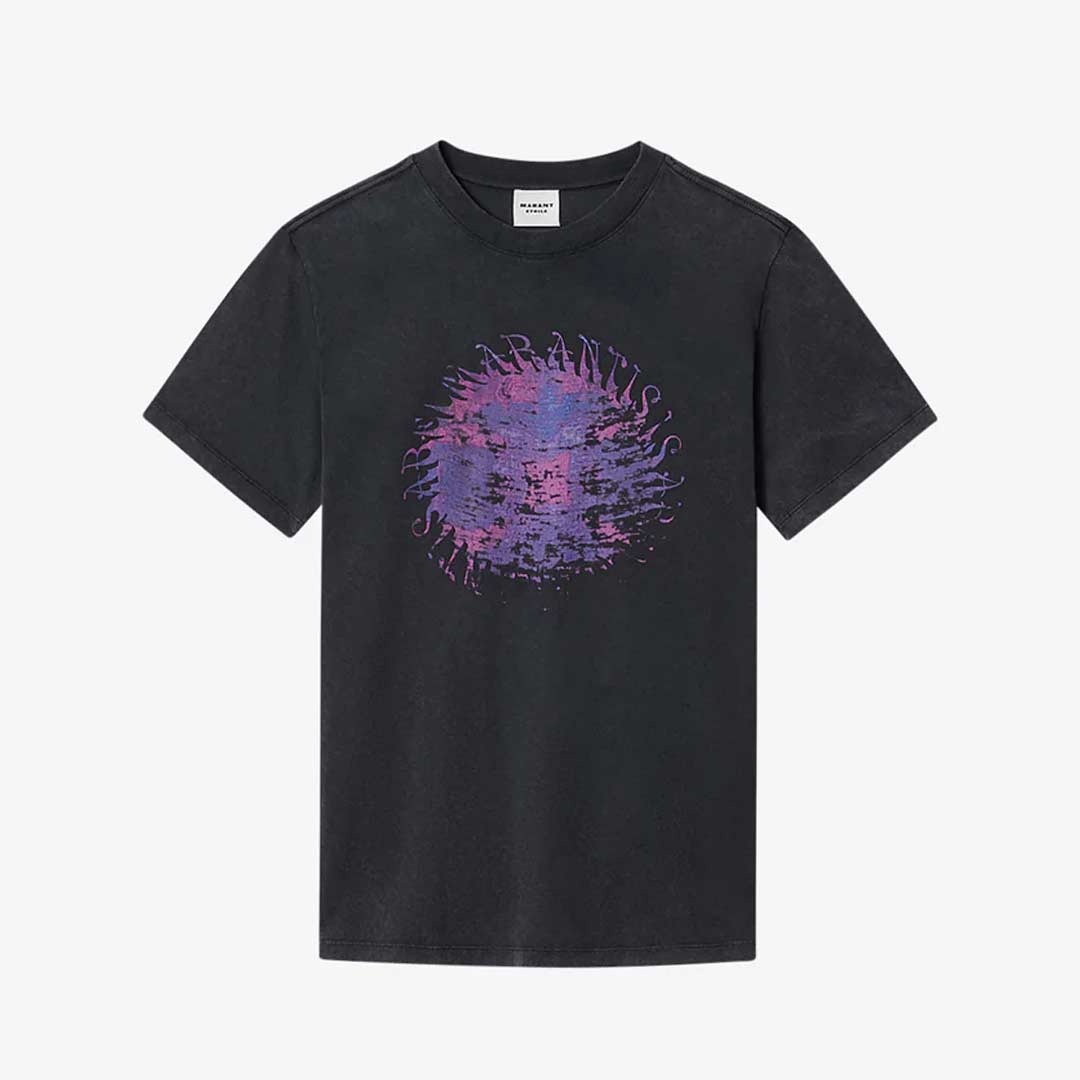 ISABEL MARANT Zoeline t-shirt - faded black - Billede 5