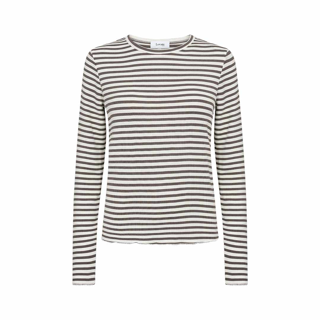 LEVETE ROOM Ika 11 bluse - falcon combi
