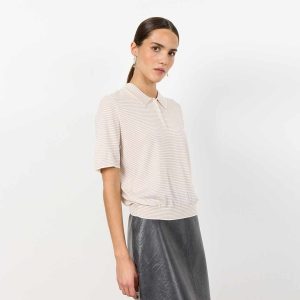 LEVETE ROOM Polena 1 pullover - Star White combi