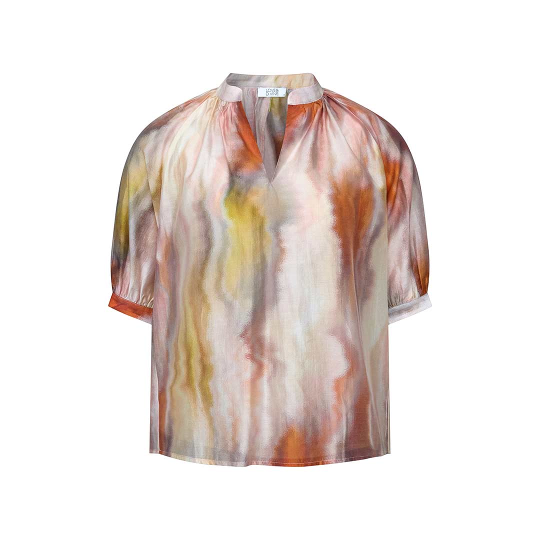 LOVE & DIVINE love1596 bluse - Water Art - Billede 2