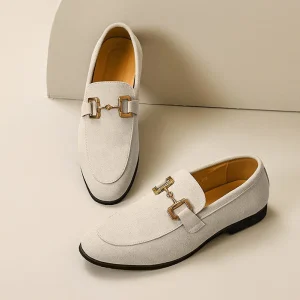 Alfred | Herre Slip-On Loafers Med Metaldetaljer