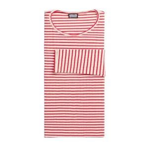 NØRGAARD PÅ STRØGET stribet #101 bluse - NPS Stripe Ecru/rød