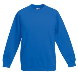 Langærmet T-shirt - Bomuld - Unisex - Royal Blue