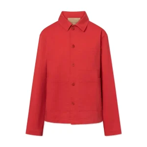 RUE DE TOKYO Cameron twill jakke - Bittersweet Red