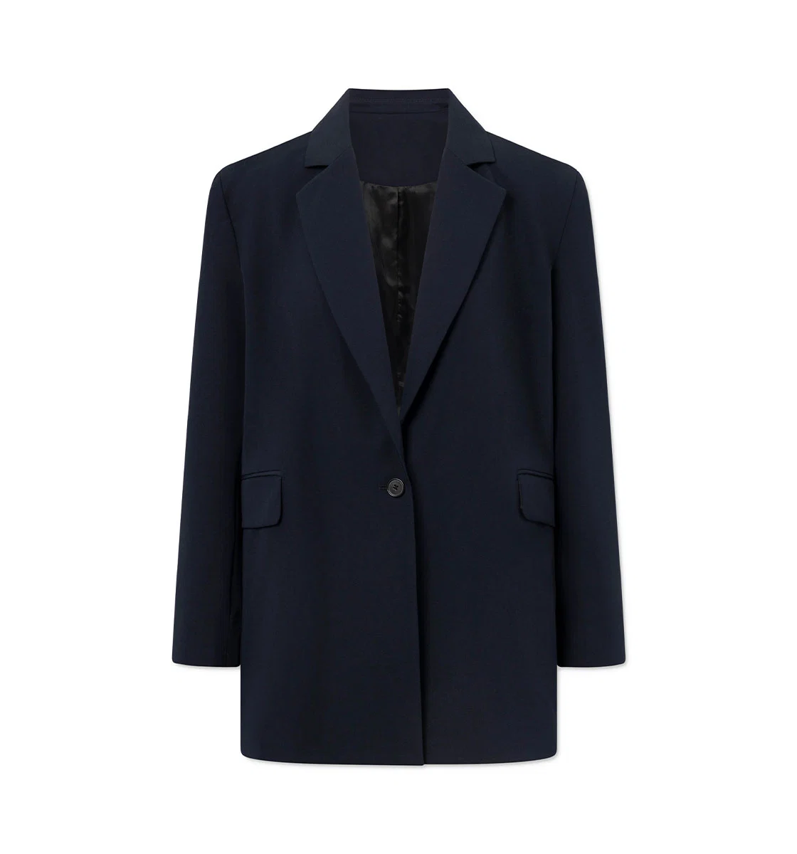 RUE DE TOKYO Corella Solid Tailoring blazer jakke - Navy - Billede 5
